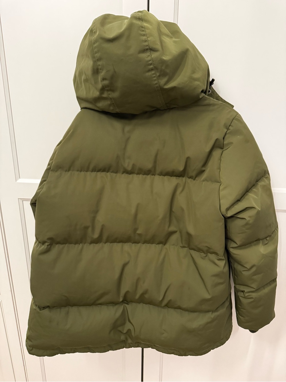 Madewell Olive Green Quilted Puffer Coat - Picture 2 of 2